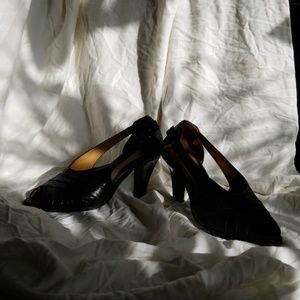 Söfft 7.5 open toe heels GUC